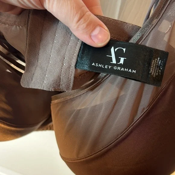 Ashley Graham Brown padded bra with underwire size 40 G - Picture 4 of 10